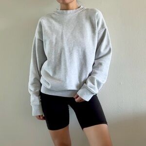 Blank Staples Light Grey Crewneck